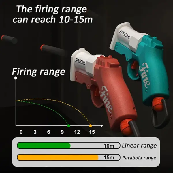 Mini S686 Soft Bullet Launcher Toy Gun - Image 3