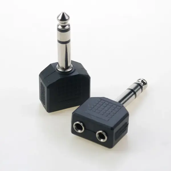 6.35mm to Dual 3.5mm Stereo Y Splitter Adapter - Image 6