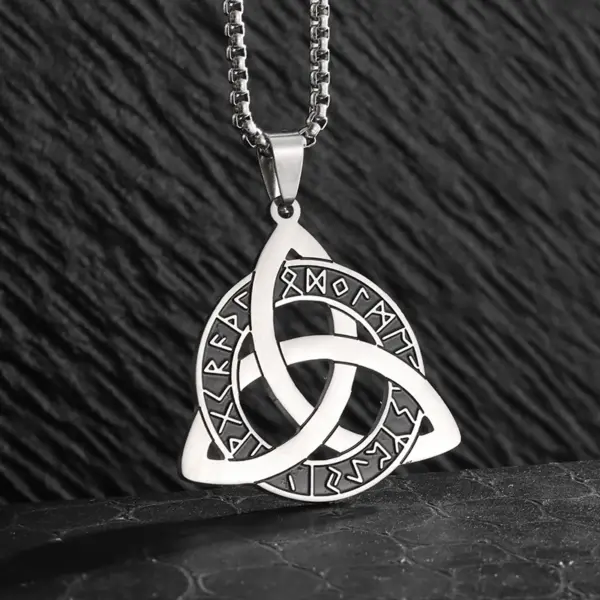 Vintage Nordic Rune Compass Necklace AL18514 - Image 43