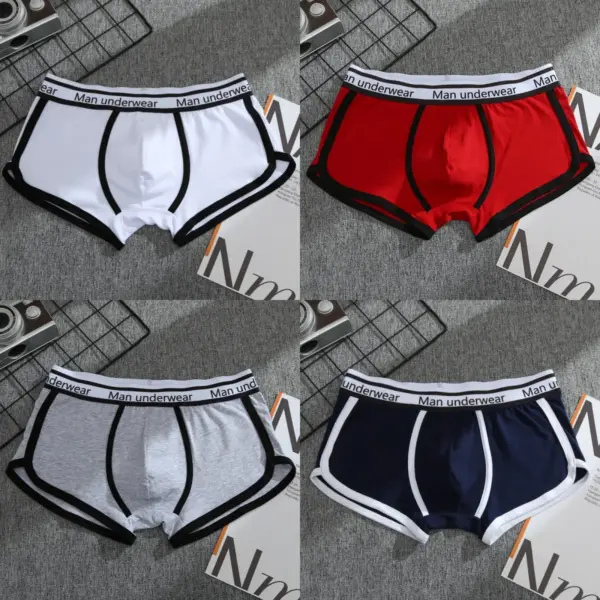 Comfortable Cotton Men's Boxer Shorts Set - Image 12