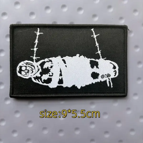 One7Six Black Canyons Skull Tactical Patch Embroidered - Image 7