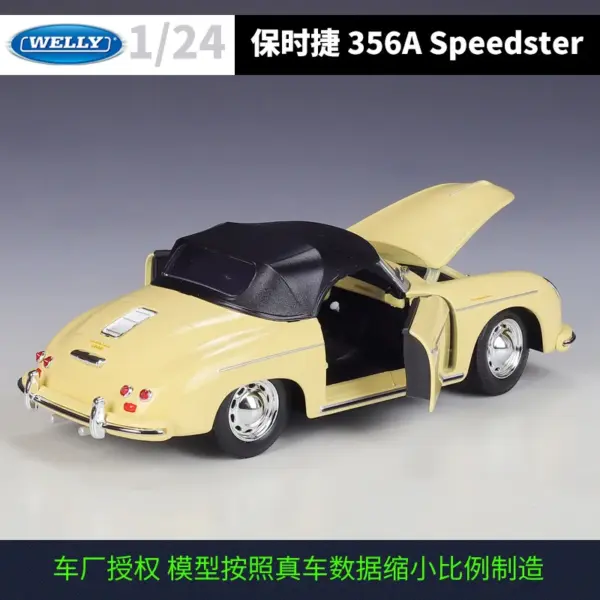 Welly 1:24 Porsche 356A Diecast Model - Image 4