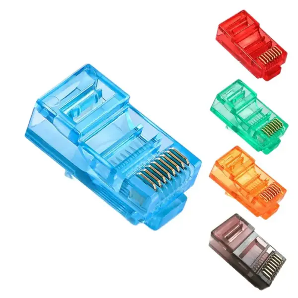 50/100PCS RJ45 Ethernet Network Connectors Pack - Image 2
