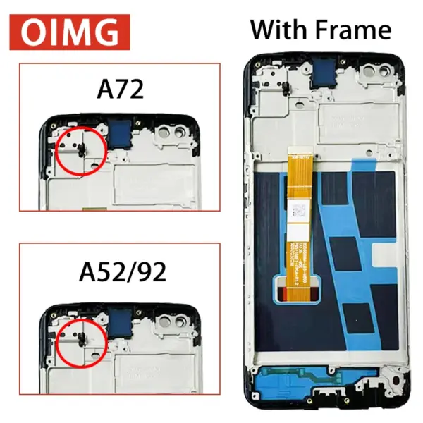 OPPO A52 A72 A92 LCD Display Screen Replacement 6.5 Inches - Image 6