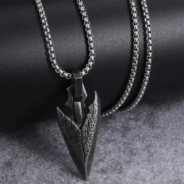 Vintage Nordic Rune Compass Necklace AL18514 - Image 17