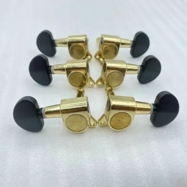 Golden 6-Piece Guitar Tuner Peg Set for Acoustic/Electric - Image 2