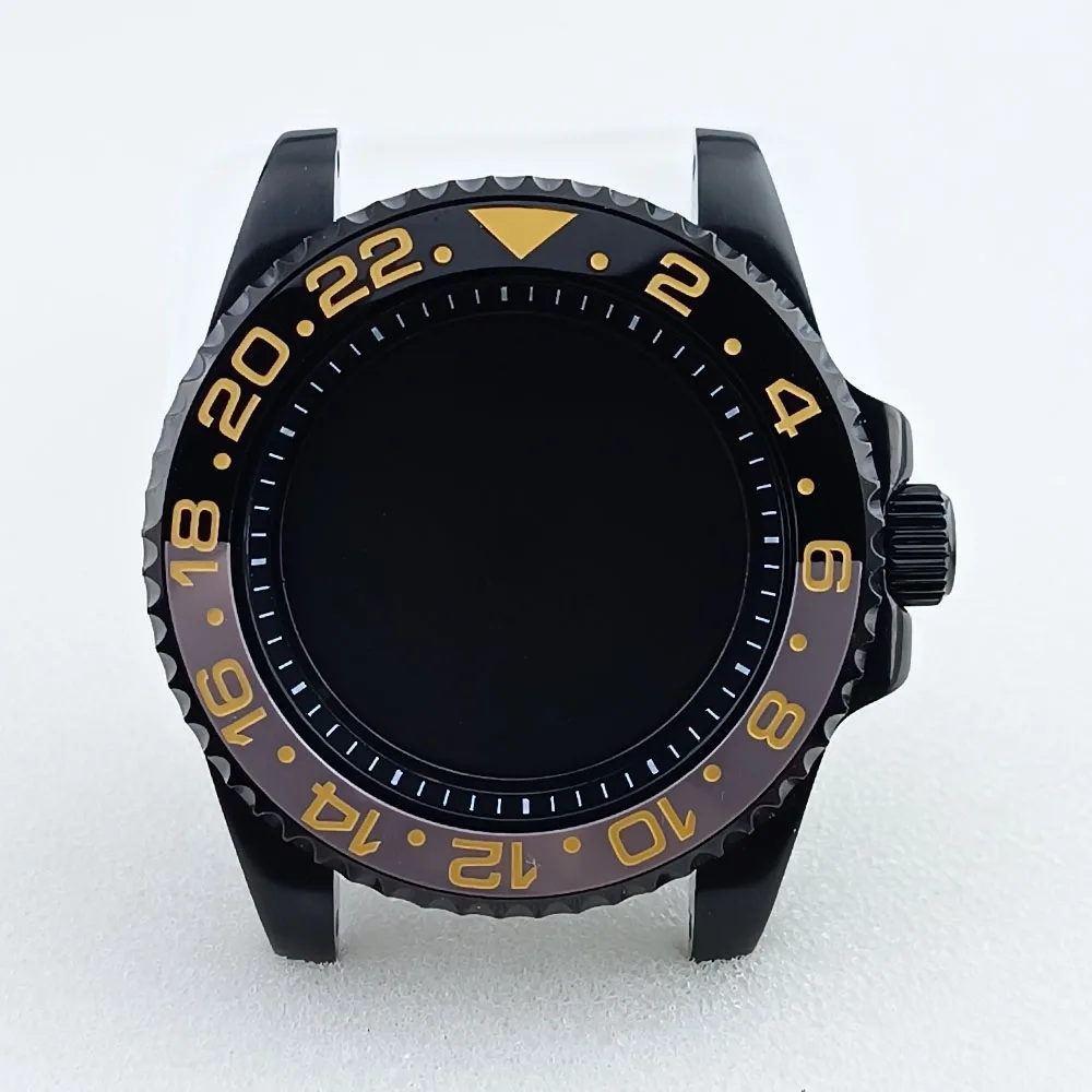 GMT Black Watch Case for NH34/NH35/NH36 Movements 72 GMT Black Watch Case for NH34/NH35/NH36 Movements - Image 72