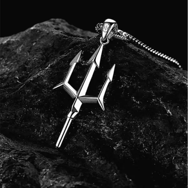 Vintage Gothic Skull Jesus Cross Pendant Necklace - Image 27