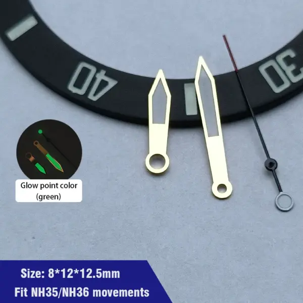 Green Luminous Watch Hands for NH35 NH36 Movement - Image 24