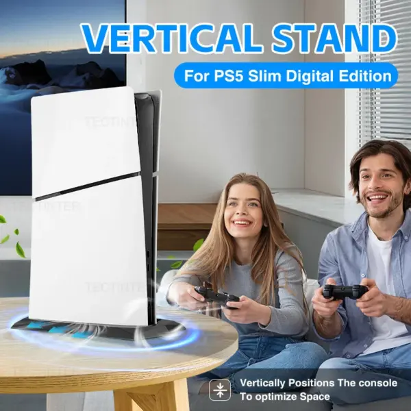 PS5 Slim Disc Edition Vertical Stand Holder - Image 2