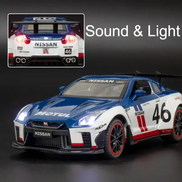 1:22 Scale GTR Modified I8 Sports Car Model - Image 4