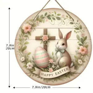 Farmhouse Wooden Easter Bunny Wreath 37 Sdb65bbbefec54462b364665151ef1068d