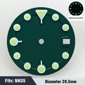 Men's Watch Dial NH35Nh36 Luminous Sterile Model 171 Sdb8b3194e6204097ad9f7d46fdece92aF