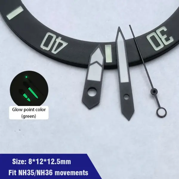Green Luminescent Hands for NH35 NH36 Sports Watch - Image 13