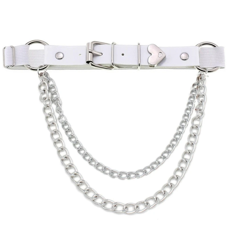 Women’s Heart-Shaped Leg Chain Garter 8 Women’s Heart-Shaped Leg Chain Garter - Image 8