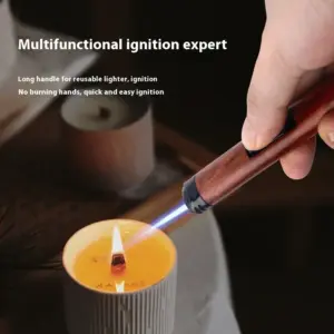 Blue Flame Jet Torch Gas Lighter Refillable Outdoor 20 Sdc0ee45d2f194dd1a3589f95442cd191w