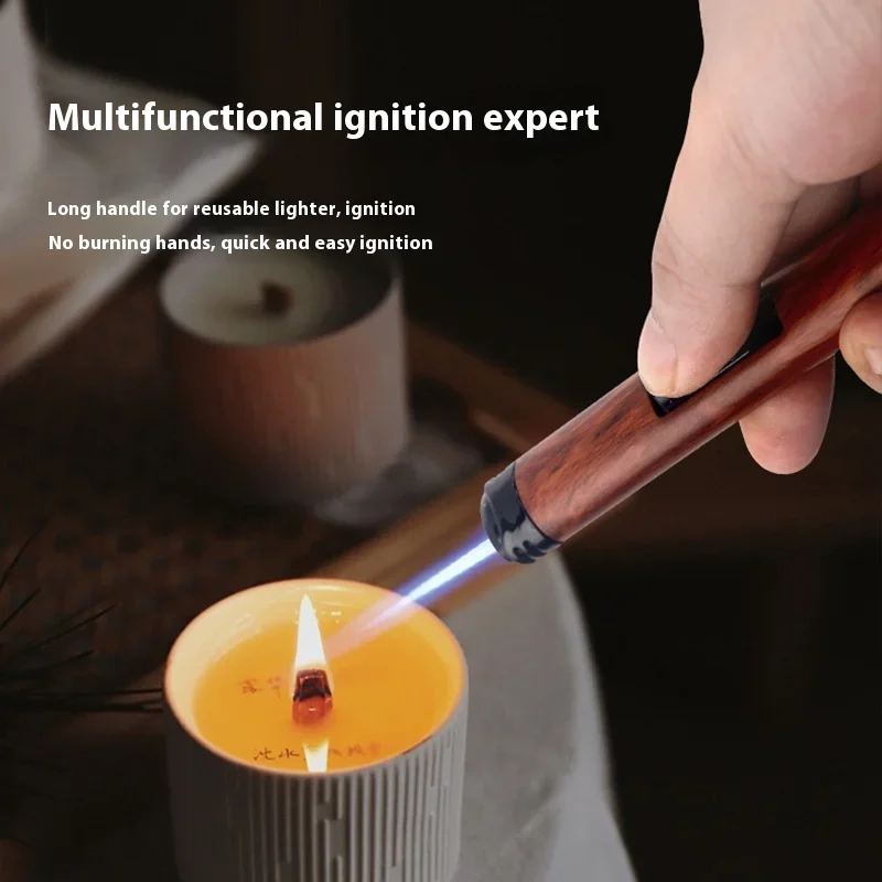 Blue Flame Jet Torch Gas Lighter Refillable Outdoor 2 Blue Flame Jet Torch Gas Lighter Refillable Outdoor - Image 2