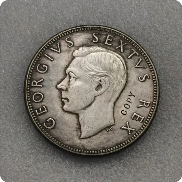 1948 South Africa 5 Shillings Replica Coin - Image 2