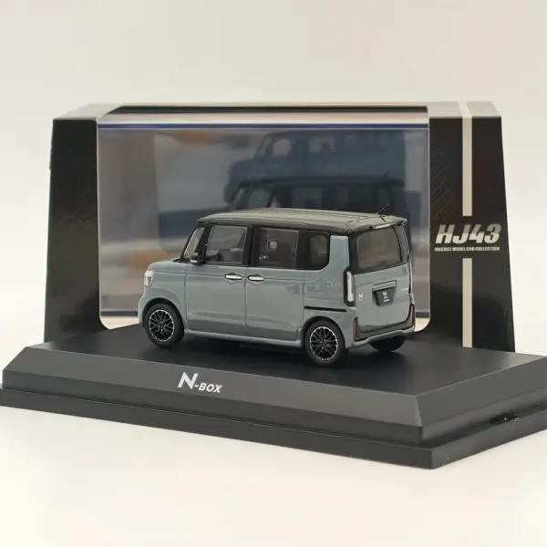 1/43 N-BOX Custom Diecast Model Car Slate Grey - Image 5