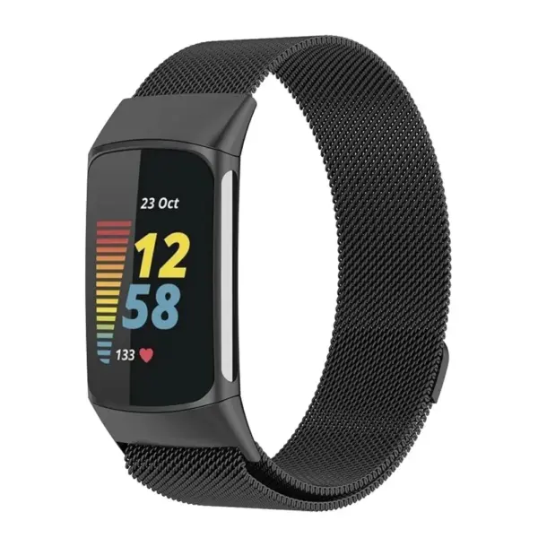 Milanese Loop for Fitbit Charge 5/6 Strap - Image 11