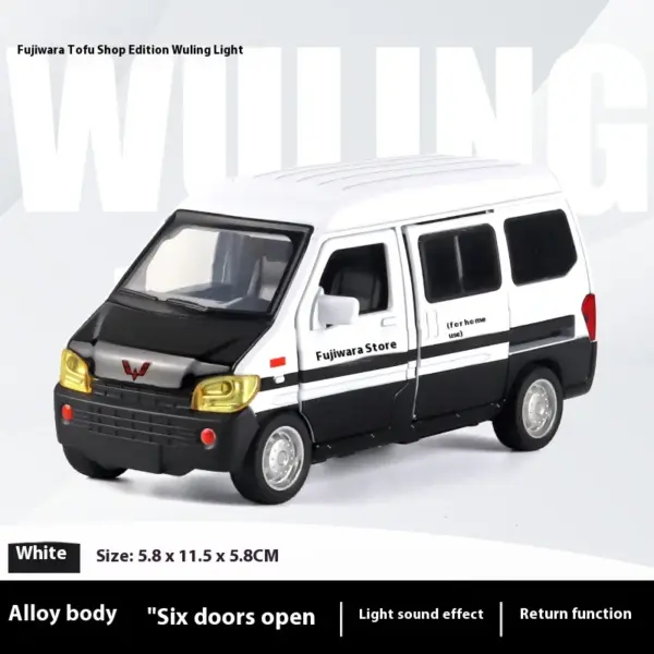 1:32 Wuling Rongguang Van Alloy Diecast Model - Image 5