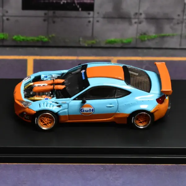 GT Gulf HKS 1:64 Diecast Model Car - Image 3