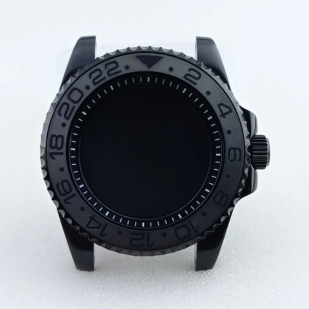 GMT Black Watch Case for NH34/NH35/NH36 Movements 51 GMT Black Watch Case for NH34/NH35/NH36 Movements - Image 51