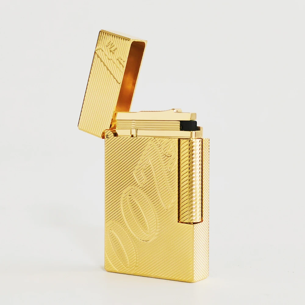 Luxury Brass 007 Engraved Gas Lighter Model #053 5 Luxury Brass 007 Engraved Gas Lighter Model #053 - Image 5