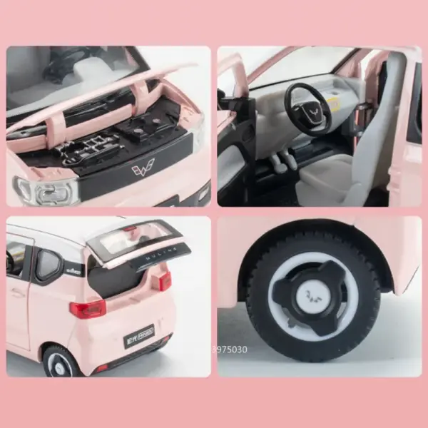 1/24 WULING MINIEV Car Model with Lights - Image 3