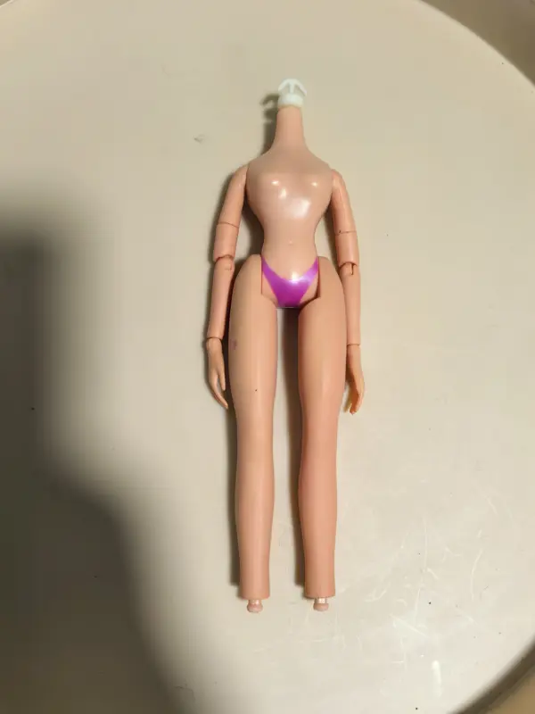 Original 1/6 Vinyl Doll Head for DIY Dress-up - Image 5