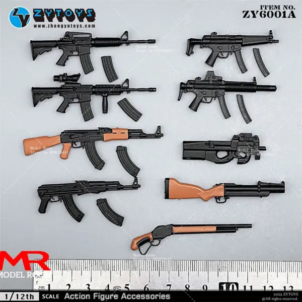ZYTOYS ZY6001 1/12 Scale Military Model Weapon Set - Image 2