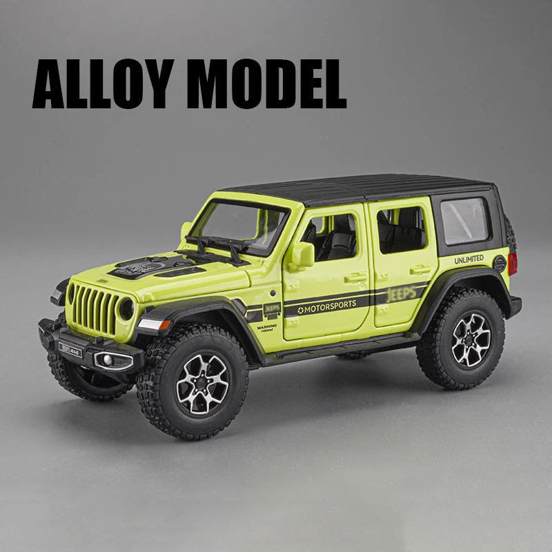 1:32 Jeep Wrangler Sahara Alloy Model Car 8 1:32 Jeep Wrangler Sahara Alloy Model Car - Image 8