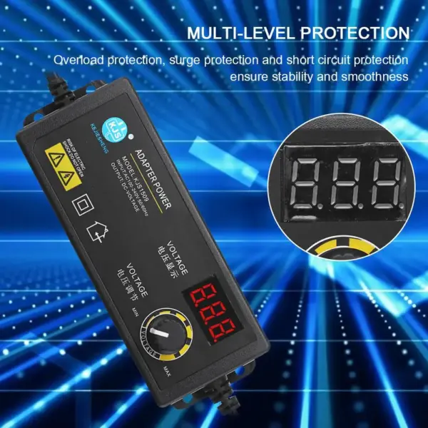 Adjustable 3-36V 60W Power Adapter for Devices - Image 3