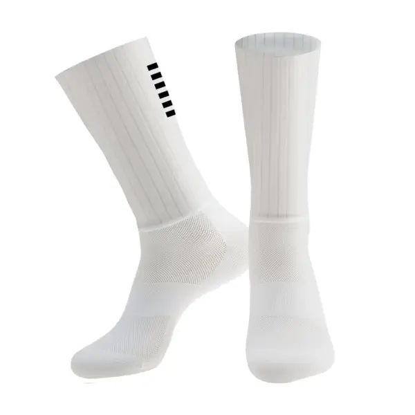 Silicone Cycling Aero Socks for Men - Image 7