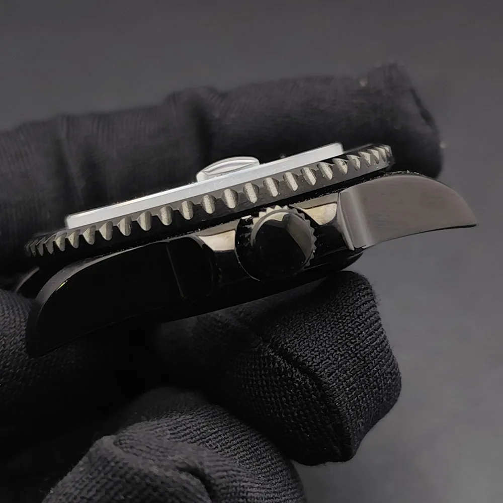 GMT 40.5mm Bidirectional Sapphire Watch Case for NH34/NH35 4 GMT 40.5mm Bidirectional Sapphire Watch Case for NH34/NH35 - Image 4