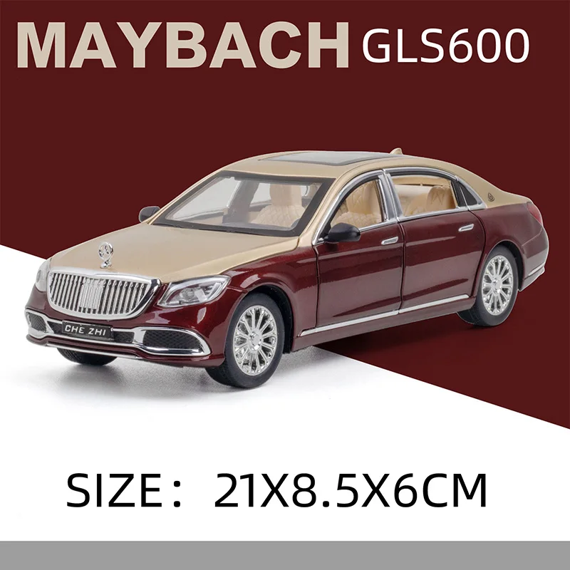 1:24 Mercedes Benz Maybach GLS600 Diecast Model Car 8 1:24 Mercedes Benz Maybach GLS600 Diecast Model Car - Image 8