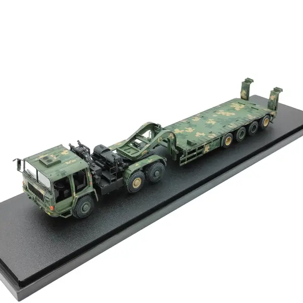 1:72 Scale Diecast Heavy-duty Transport Trailer Model - Image 6