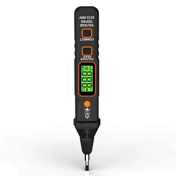 Smart Voltage Tester Pen 12-300V AC with Backlight - Image 6