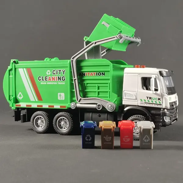 1:35 Maisto Urban Sanitation Truck Model - Image 4