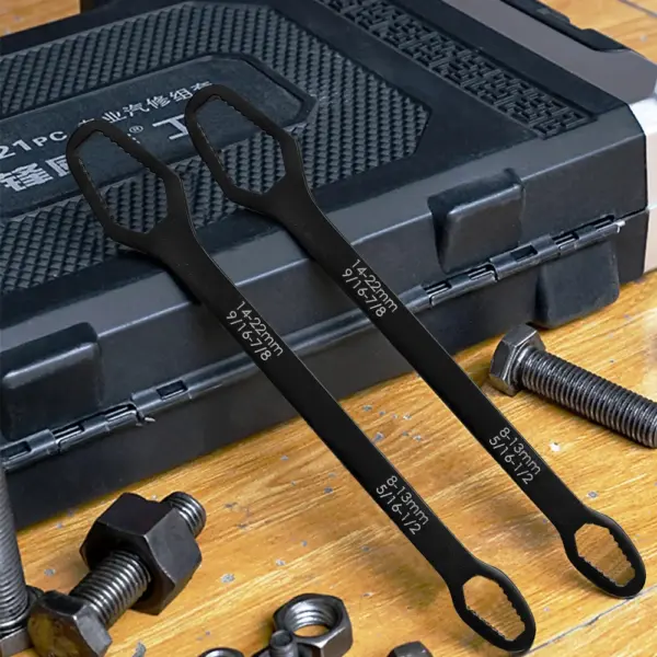 8-22mm Adjustable Double-Head Torx Wrench for Mechanical Repairs - Image 2