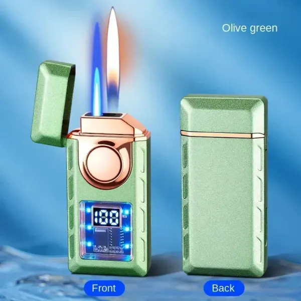 Voice Control Metal Windproof Cigar Lighter Jet Torch - Image 9
