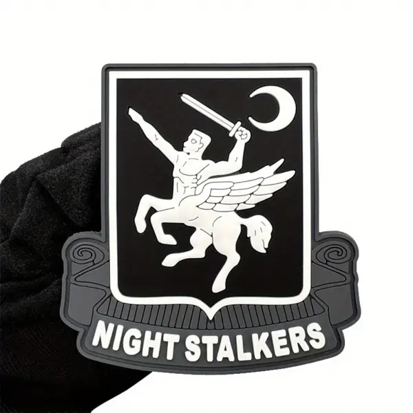 Night Stalkers PVC Hook and Loop Patch for Apparel - Image 3