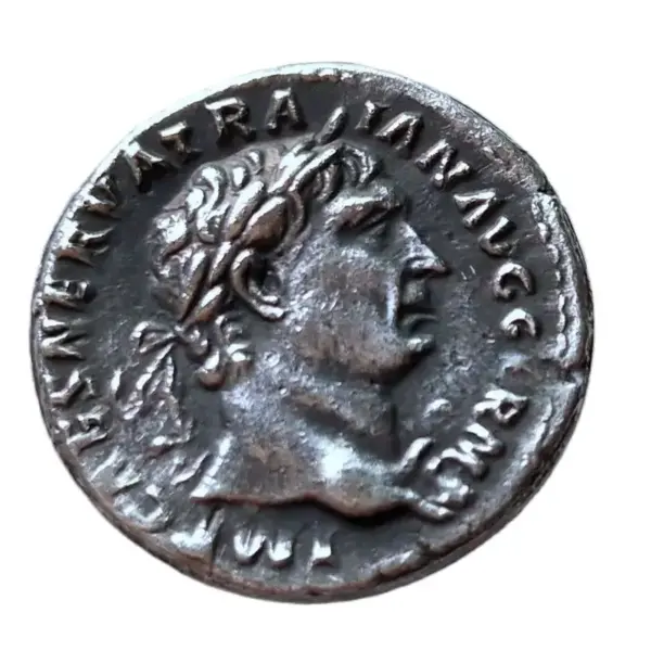 Ancient Roman Silver Plated Coin Replica - Image 2