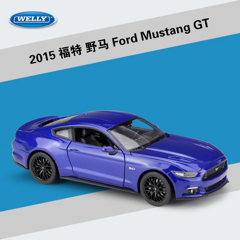 Welly 1:24 Ford Mustang GT Diecast Model Car 8 Welly 1:24 Ford Mustang GT Diecast Model Car - Image 8