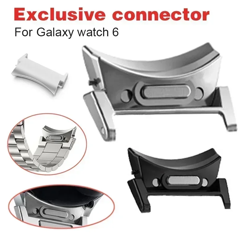 2PCS Stainless Steel Adapter for Samsung Galaxy Watch 6 Series 3 2PCS Stainless Steel Adapter for Samsung Galaxy Watch 6 Series - Image 3
