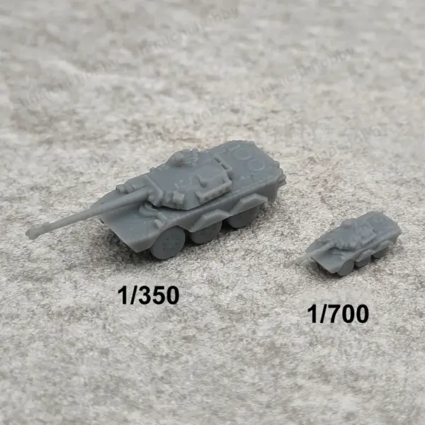 5PCS 3D AMX-10 RC Armored Car Models Kit - Image 4