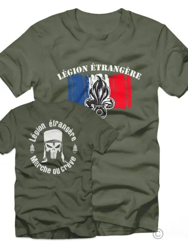 French Legion Veteran T-Shirt for Men - Image 2