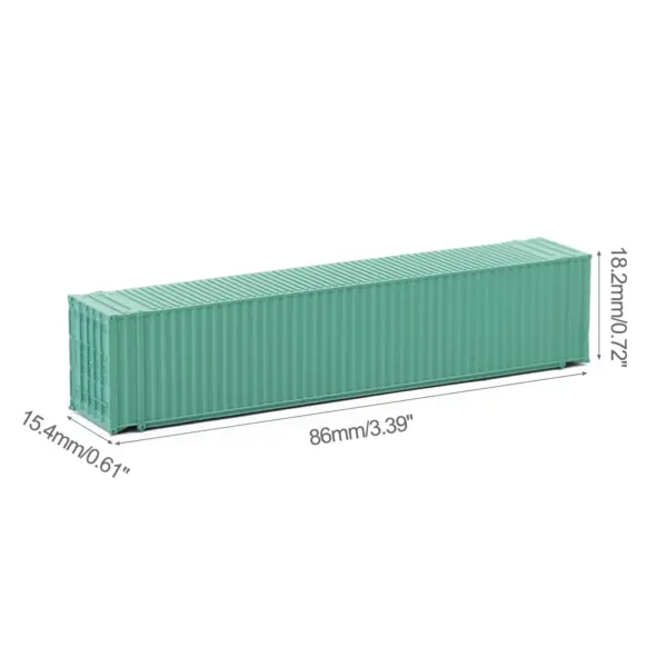 N Scale 9-Color Cargo Container Set C15010 - Image 6