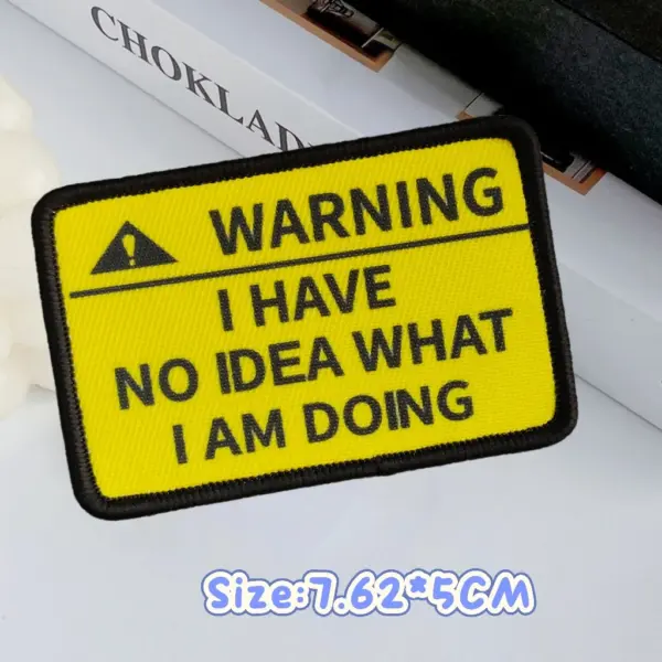 Don't Touch My Trash Morale Badge Patch - Image 4