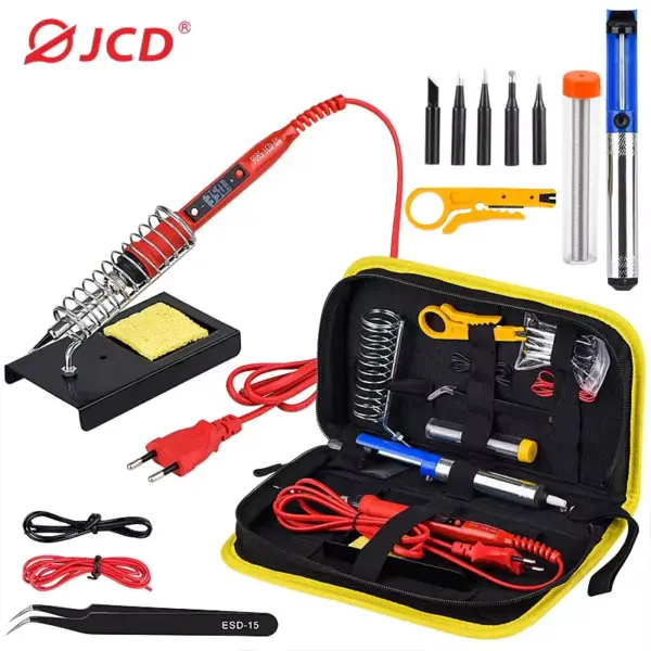 JCD 80W Adjustable Soldering Iron 220V/110V with LCD Display - Image 6
